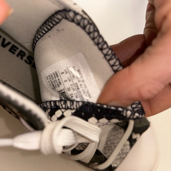 Converse l Chuck Taylor All Star Move High Authentic Glam Platform Sneakers 8 - Picture 10 of 10